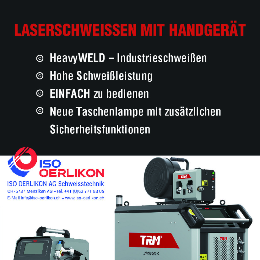 Kurzübersicht TRM- Industrie Handschweisslaser (PDF DE/FR)