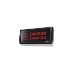 LED-Laserwarnleuchte - Laserwarnschild