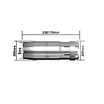 Gasdüse Konisch, hoch belastbar zu SB 401W (Set à 5 Stk.)