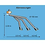  Kemper Absaugarm - einteiliger Ausleger - 5 - 7 Meter