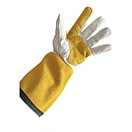 Tigerex - WIG/MIG- (Laser)-Handschuhe Lang mit Stulpen, aus Ziegenleder / Verstärkte Handfläche