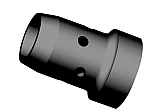 Gasverteiler Kunststoff schwarz zu SB 401W - 501W
