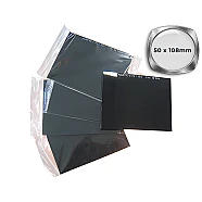 Dunkle Strahlenschutzgläser (50 x 108 mm)