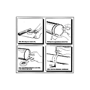 Wasserlösliche Klebeband Rolle