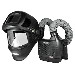 Schweissschutz-Helm mit Atemschutz-Gebläse Professionell Kl. TH3