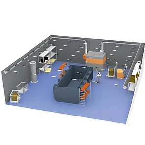 Raumlüftung Push-Pull-System