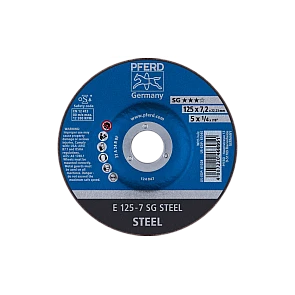 Schruppscheiben Leistungs-Linie SG E 125-7 SG STEEL
