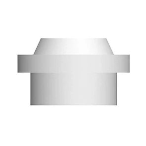 Isolator für Gaslinse