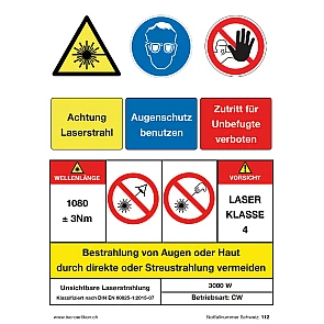 Laser Klasse 4 zu Beachten