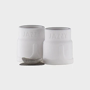 Jazzy 10 Keramikdüse weiss - Set à 2 Stück