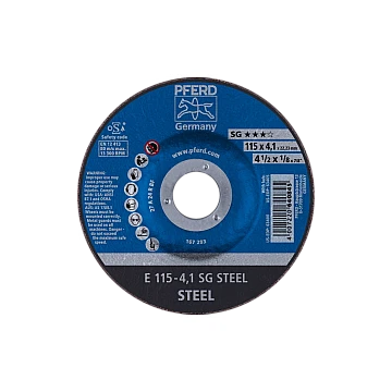Schruppscheiben Leistungs-Linie SG E 115-4,1 SG STEEL