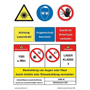 Laser Klasse 4 zu Beachten