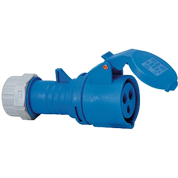 CEE Industriekupplung, 3 Pol Blau