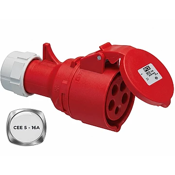 Euro Industriekupplung CEE 5 Pol - 16A