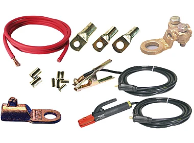 Schweiss und Elektrokabel mit Zubehör
