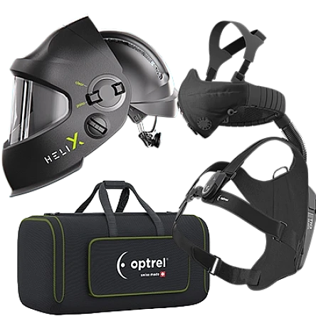 Optrel Swiss Air Gebläse-Atemschutz-system mit HELIX 2.5 - Automatik Schweisshelm