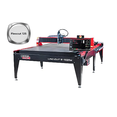 Lincoln LINC-CUT S 1020 W mit der Flexcut 125 Schneidanlage