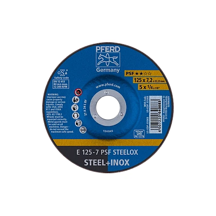 Schruppscheiben Universal-Linie PSF E 125-7 PSF STEELOX