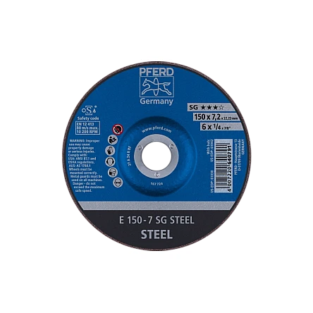 Schruppscheiben Leistungs-Linie SG E 150-7 SG STEEL