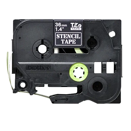 Schablonenbandkassette von Brother – Schwarz, 36 mm breit