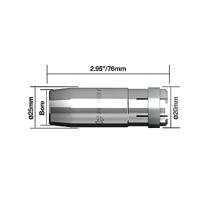 Gasdüse Konisch, hoch belastbar zu SB 401W (Set à 5 Stk.)