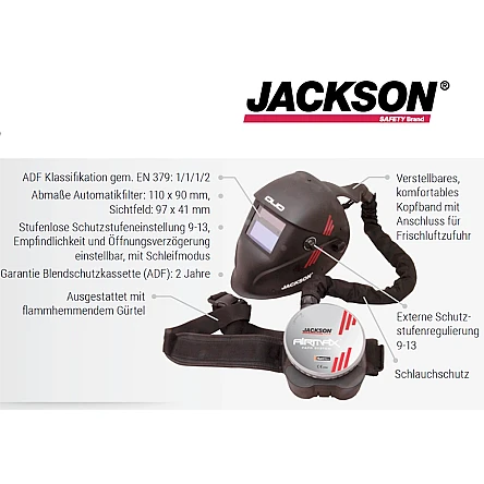 Jackson AIRMAX mit WH25 DUO 4/9-13
