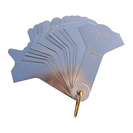 12 Blatt Schweissnahtlehre