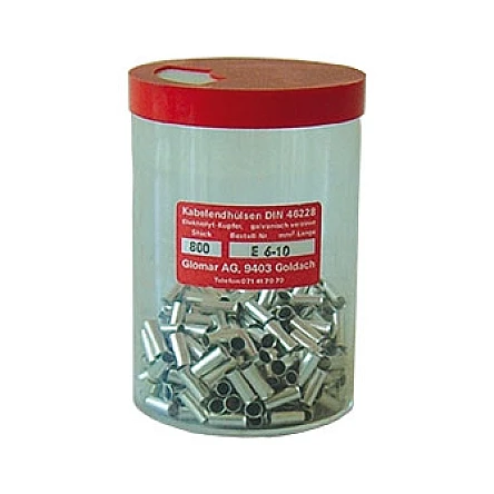 Kabelendhülsen für 16 bis 70 mm2 Kabel