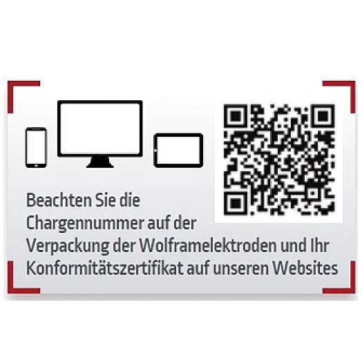 Wolframelektrode Grün3