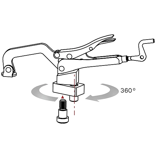 Montageadapter für Inserta-Zange2
