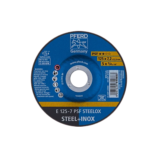 Schruppscheiben Universal-Linie PSF E 125-7 PSF STEELOX1