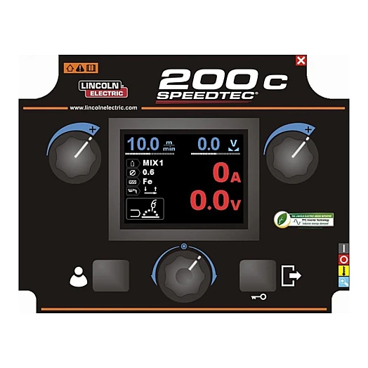 Lincoln Speedtec 200C Display 5