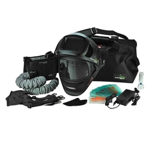 Schweissschutz-Helm mit Atemschutz-Gebläse Professionell Kl. TH32