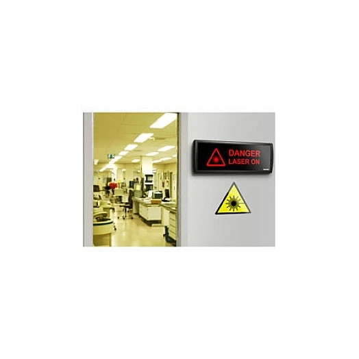 LED-Laserwarnleuchte - Laserwarnschild3