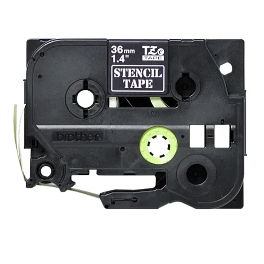 Schablonenbandkassette von Brother – Schwarz, 36 mm breit1