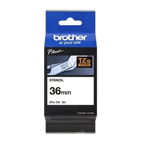 Schablonenbandkassette von Brother – Schwarz, 36 mm breit3