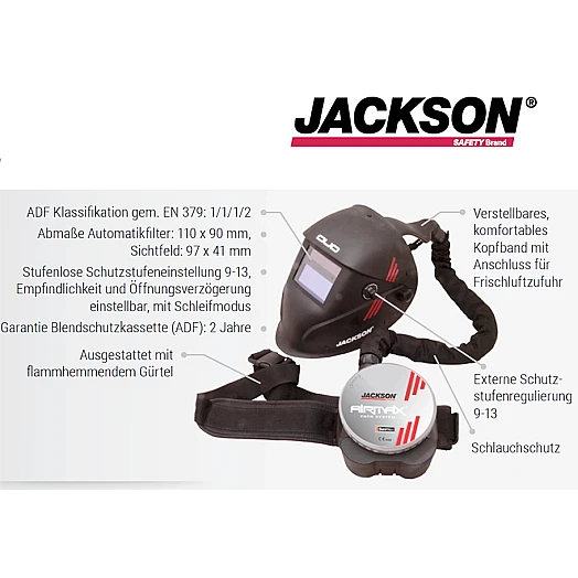 Jackson AIRMAX mit WH25 DUO 4/9-135