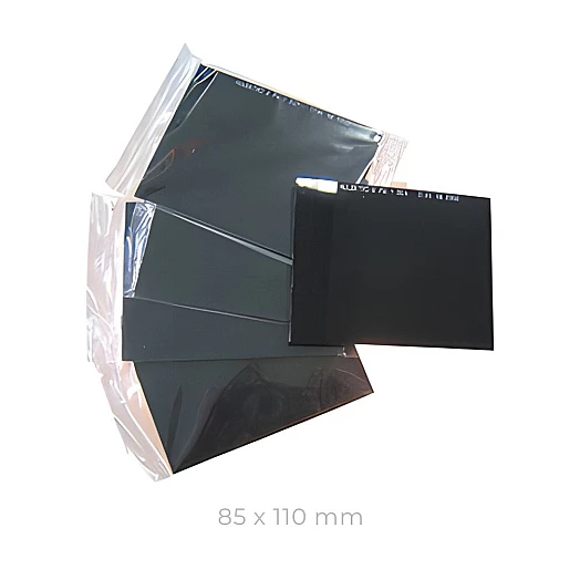 Dunkle Strahlenschutzgläser (85 x 110 mm)1