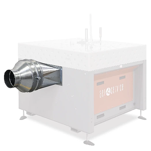 Absaugmodul für Schweisstische 1500 x 1000 mm3