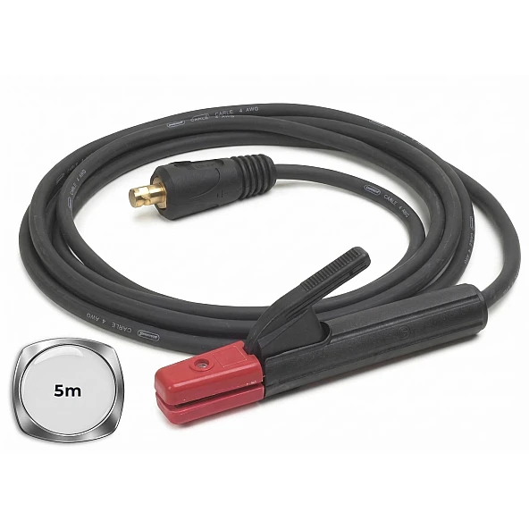 Schweißkabel 5m mit Elektrodenhalter 400A