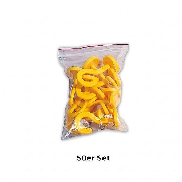 Hakengleiter (aus Kunststoff) - 50er Set
