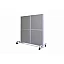 Schallschutzwand fahrbar 1.520 x 800 x 2.110 mm