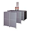 Schallschutzwand fahrbar 2.020 x 800 x 2.110 mm