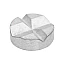 Obere magnetische V-Pads