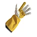 Tigerex - WIG/MIG- (Laser)-Handschuhe Lang mit Stulpen, aus Ziegenleder / Verstärkte Handfläche