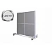 Schallschutzwand fahrbar 1.520 x 800 x 2.110 mm