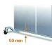 Schallschutzwand fahrbar 2.020 x 800 x 2.110 mm