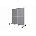Schallschutzwand fahrbar 2.020 x 800 x 2.110 mm
