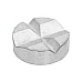Obere magnetische V-Pads