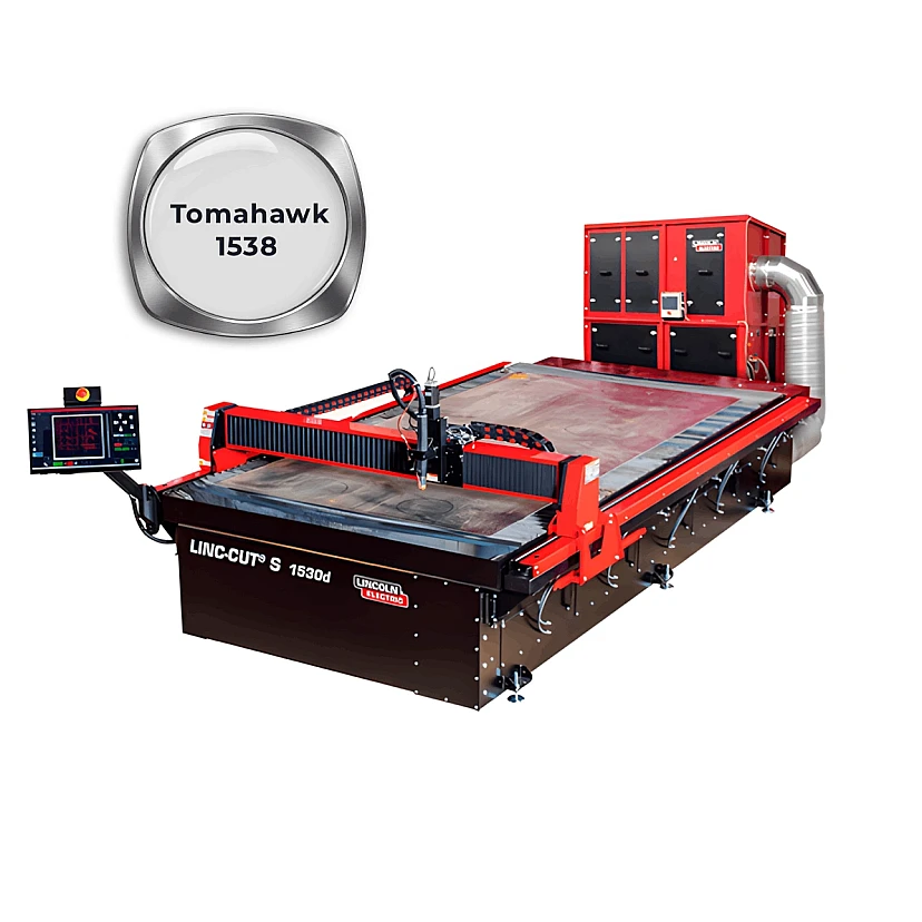Lincoln LINC-CUT S 1530D mit der Tomahawk 1538 Schneidanlage